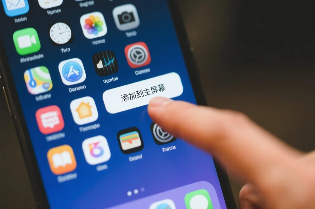 将网站添加到手机主屏幕
